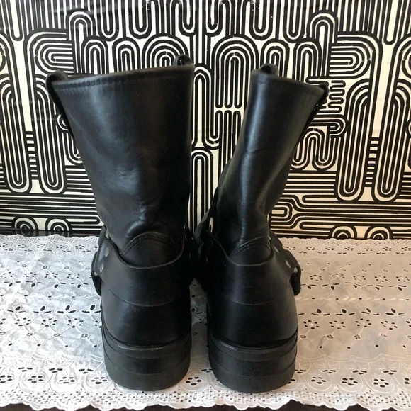 Frye Black Leather Boots - Picture 7 of 9